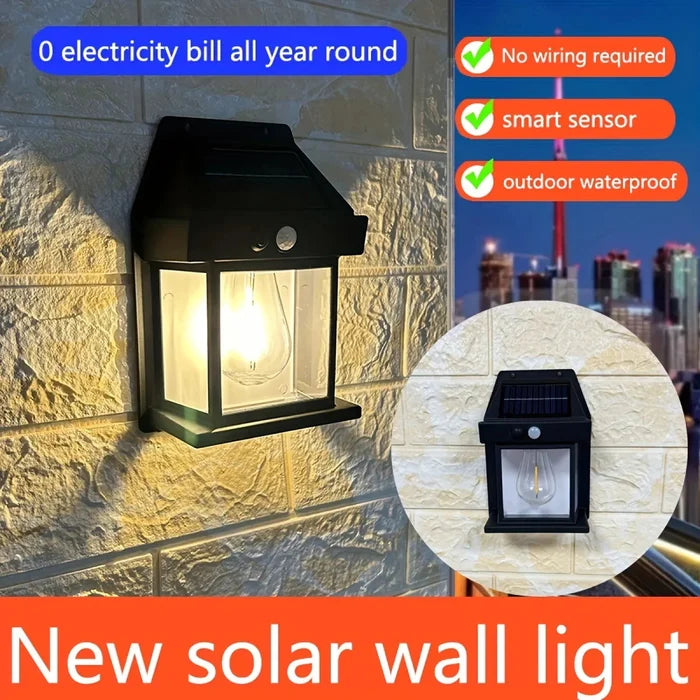 P017 - New Outdoor Solar Wall Lamp