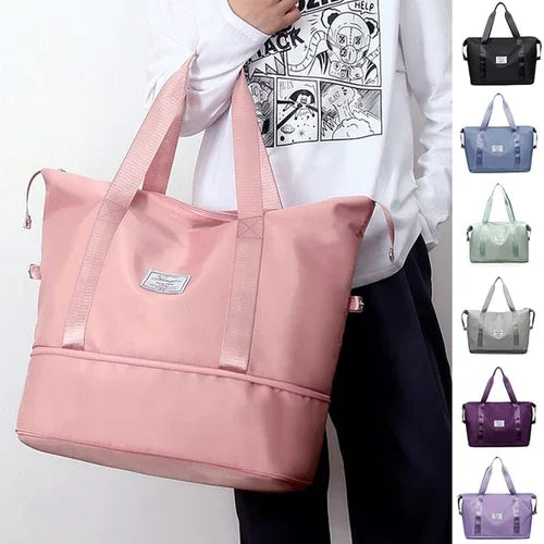P018 - High-capacity Double-layer Wet Separation Travelling Bag